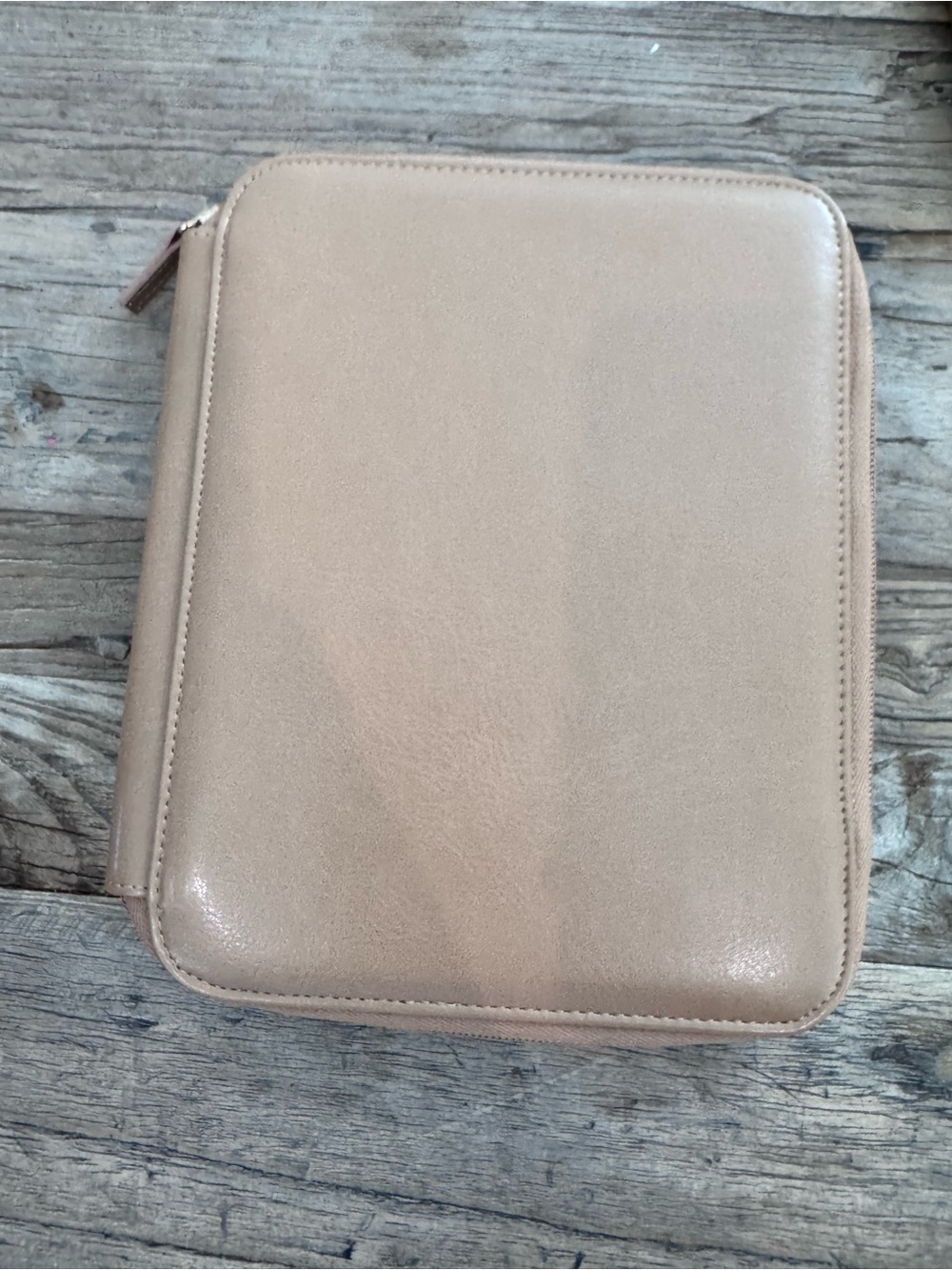 Tablet Sleeve Case - Beige Protective Zipper Cover